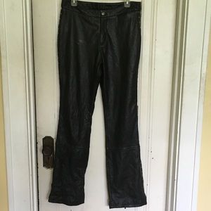 Harley Davidson Leather pants w/ side & back studs